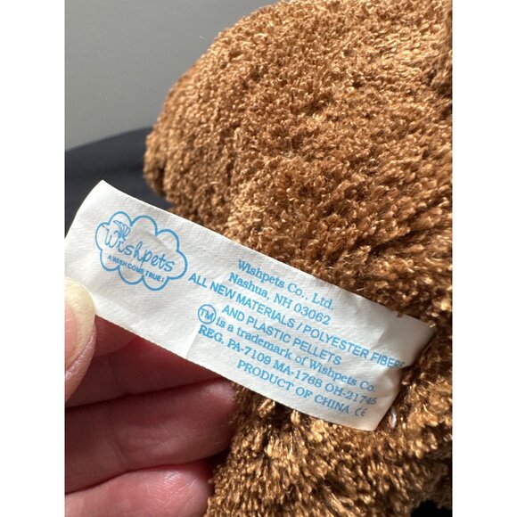 Brown Plush Teddy Bear By Wishpets 2001 Collectible Soft Stuffed Animal Toy 7" - Picture 7 of 7